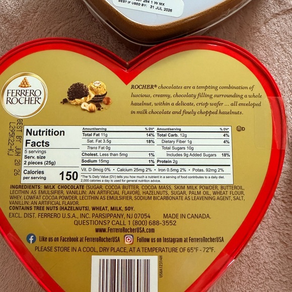 Heart-Shaped Reese’s, Ferraro Rocher Candy - Picture 3 of 5